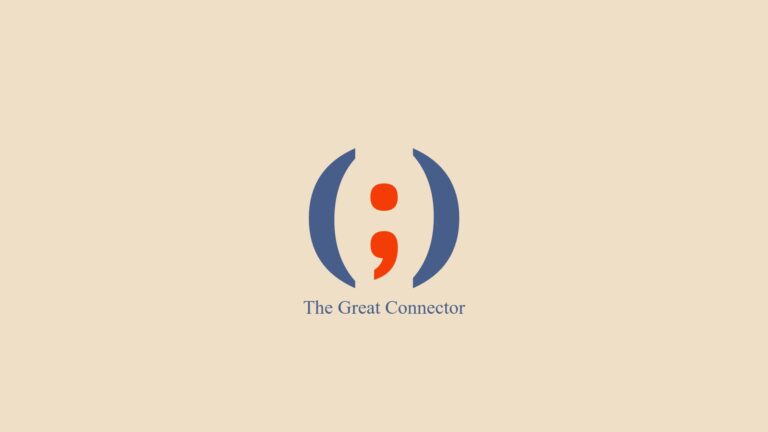 Semicolon: the Great Connector